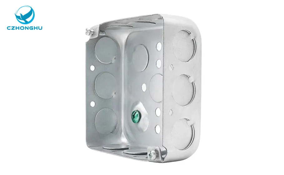 Caja de conducto de acero